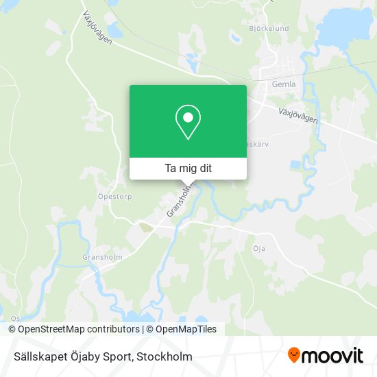 Sällskapet Öjaby Sport karta