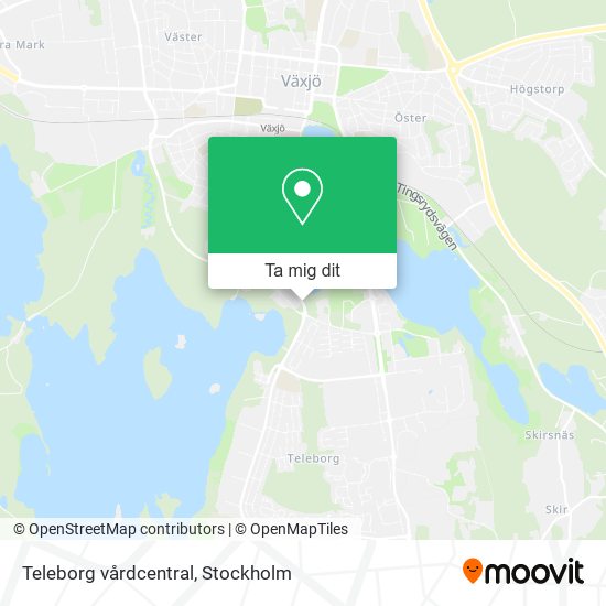 Teleborg vårdcentral karta