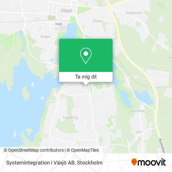 Systemintegration i Växjö AB karta