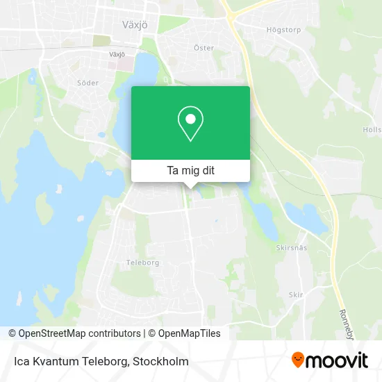 Ica Kvantum Teleborg karta