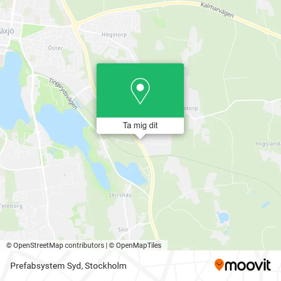 Prefabsystem Syd karta