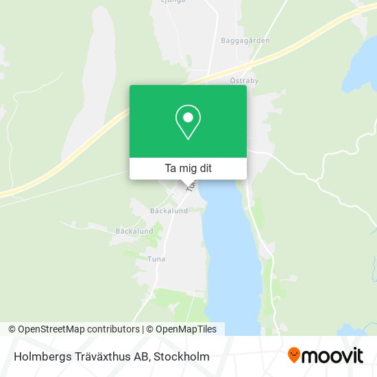 Holmbergs Träväxthus AB karta