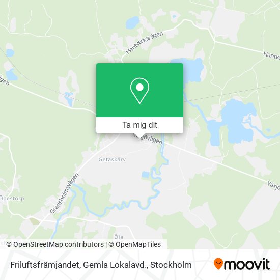 Friluftsfrämjandet, Gemla Lokalavd. karta