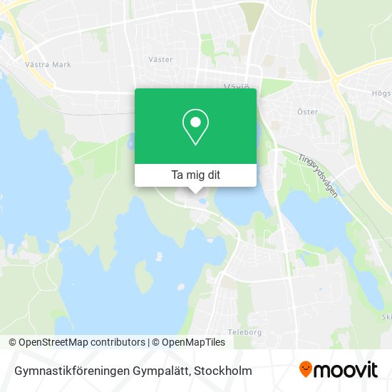 Gymnastikföreningen Gympalätt karta