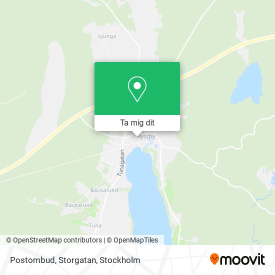 Postombud, Storgatan karta