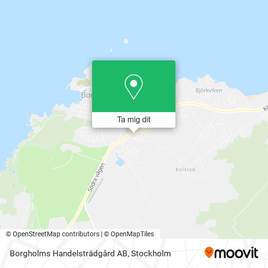 Borgholms Handelsträdgård AB karta