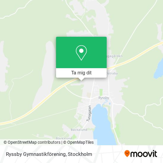 Ryssby Gymnastikförening karta