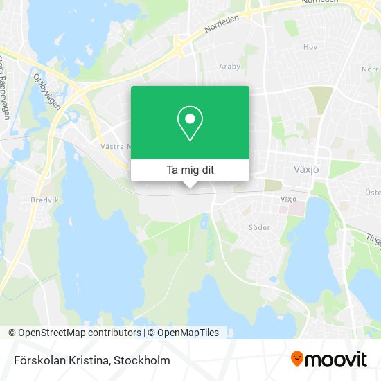 Förskolan Kristina karta