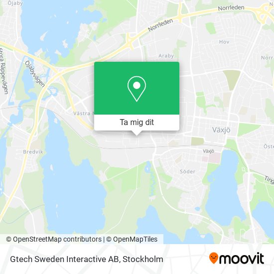 Gtech Sweden Interactive AB karta