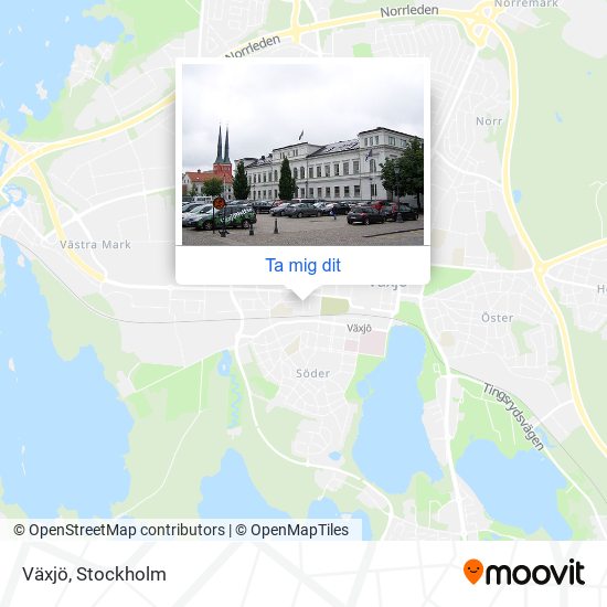 Växjö karta