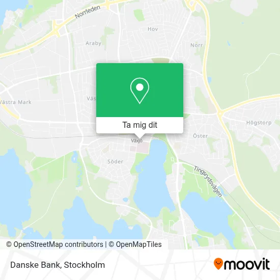 Danske Bank karta