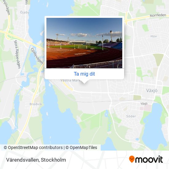 Värendsvallen karta