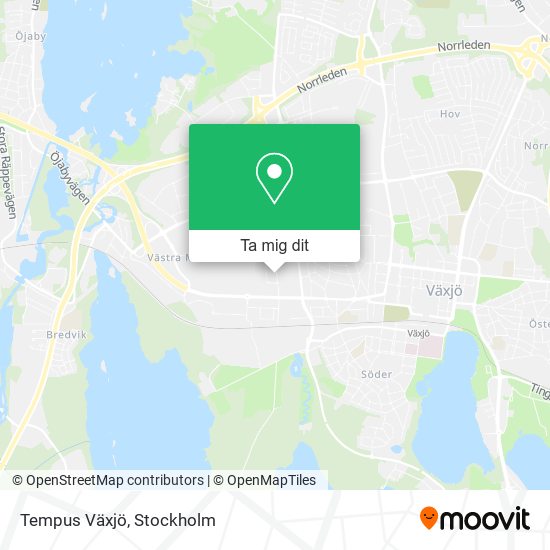 Tempus Växjö karta