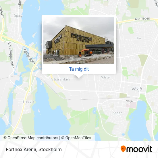 Fortnox Arena karta