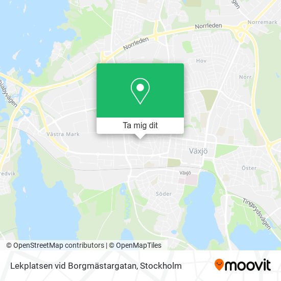 Lekplatsen vid Borgmästargatan karta