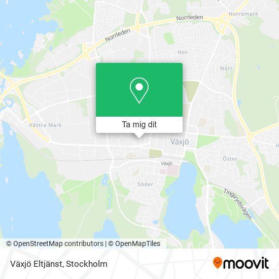 Växjö Eltjänst karta