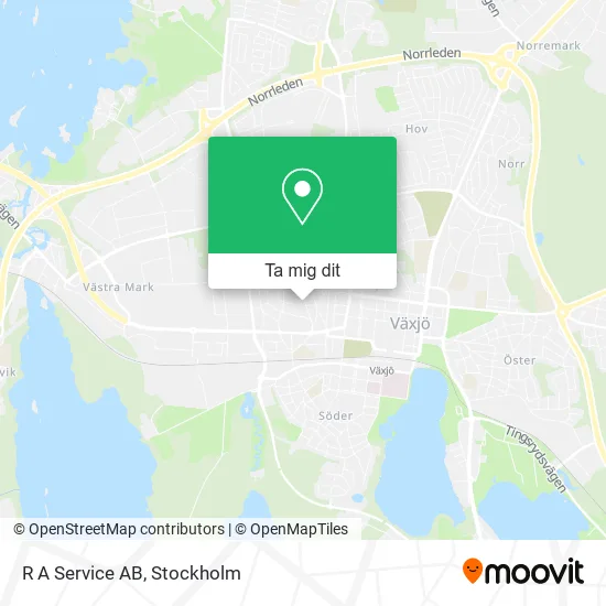 R A Service AB karta