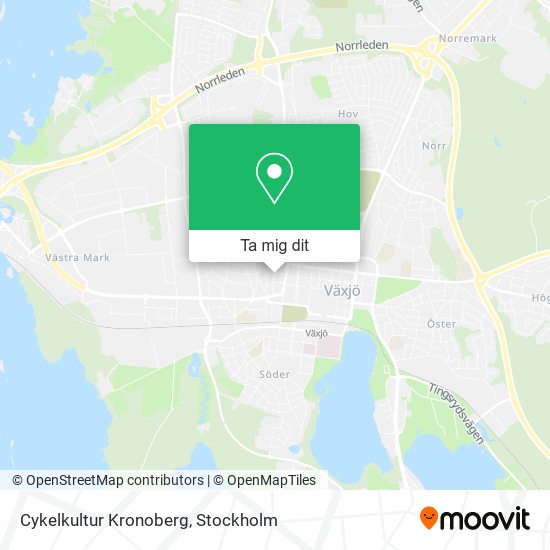 Cykelkultur Kronoberg karta