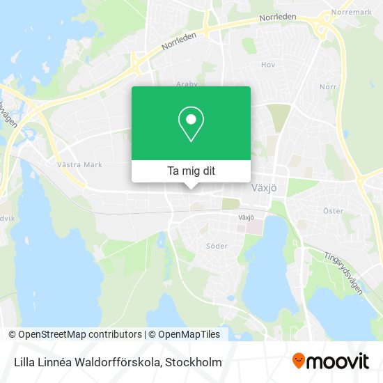 Lilla Linnéa Waldorfförskola karta