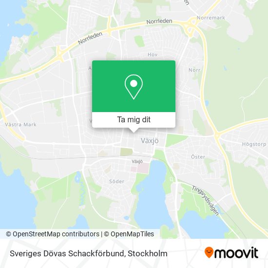 Sveriges Dövas Schackförbund karta