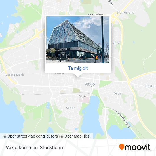 Växjö kommun karta