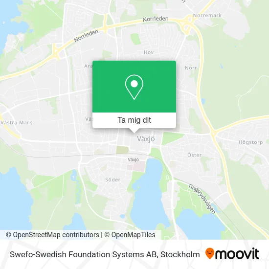 Swefo-Swedish Foundation Systems AB karta