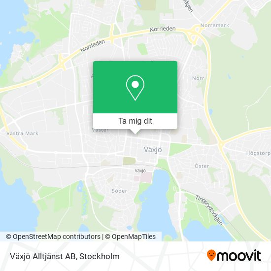 Växjö Alltjänst AB karta