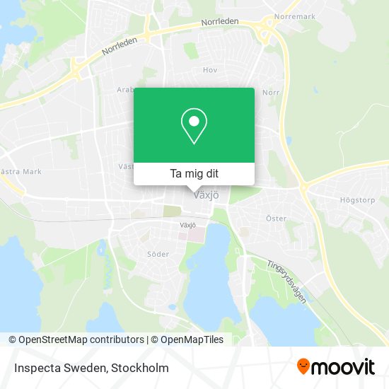 Inspecta Sweden karta