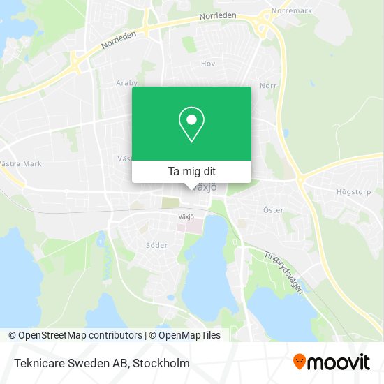 Teknicare Sweden AB karta