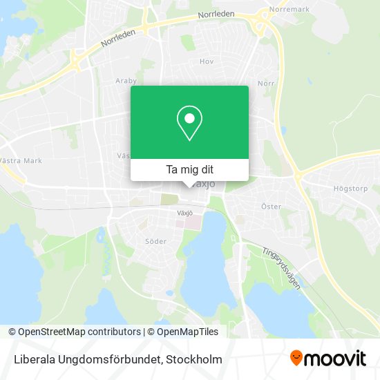 Liberala Ungdomsförbundet karta