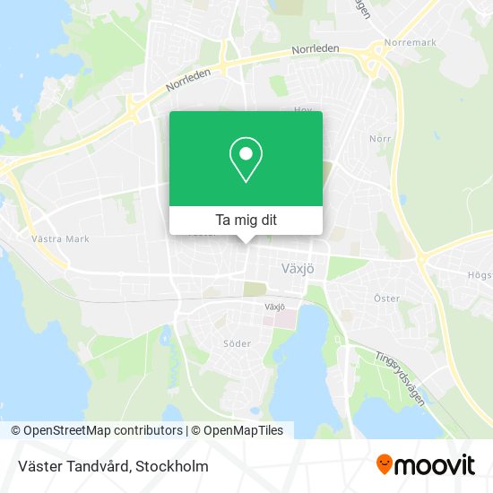 Väster Tandvård karta