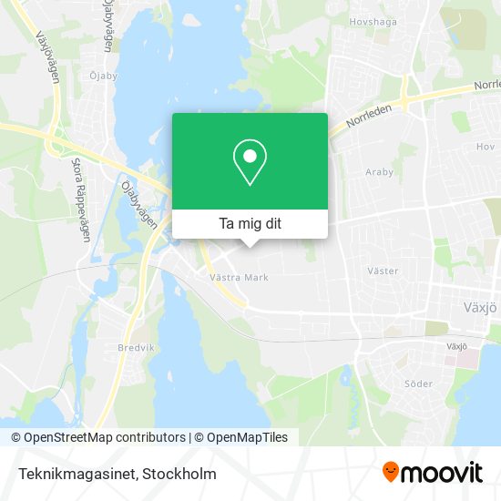 Teknikmagasinet karta