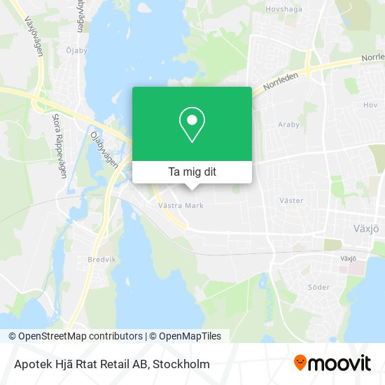 Apotek Hjã Rtat Retail AB karta