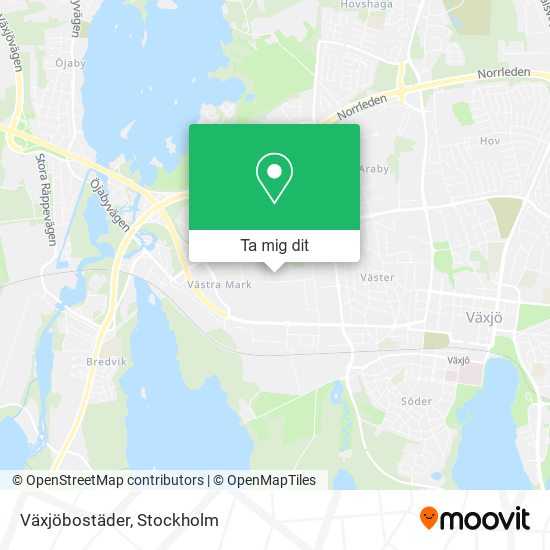 Växjöbostäder karta