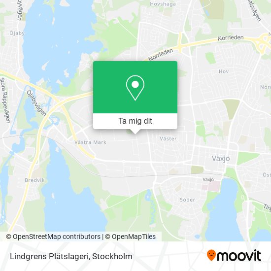 Lindgrens Plåtslageri karta