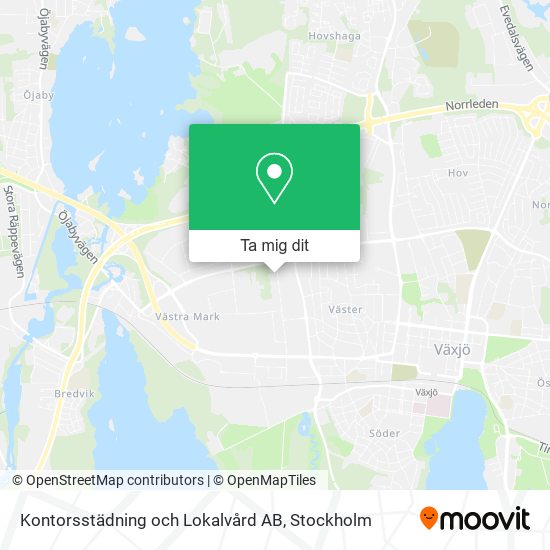 Kontorsstädning och Lokalvård AB karta