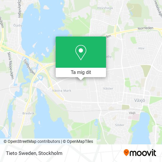 Tieto Sweden karta