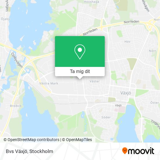 Bvs Växjö karta