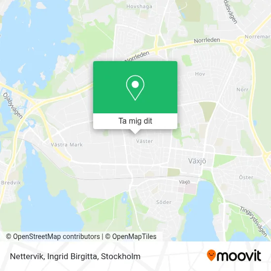 Nettervik, Ingrid Birgitta karta