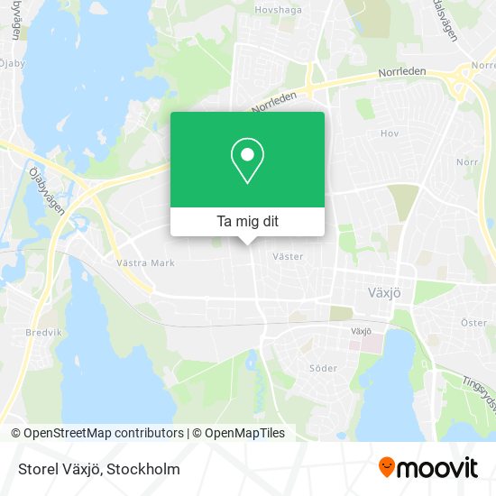 Storel Växjö karta
