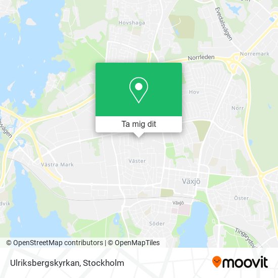 Ulriksbergskyrkan karta