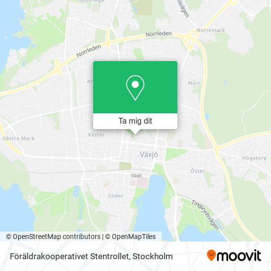 Föräldrakooperativet Stentrollet karta