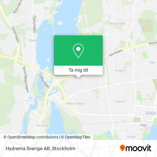 Hydrema Sverige AB karta