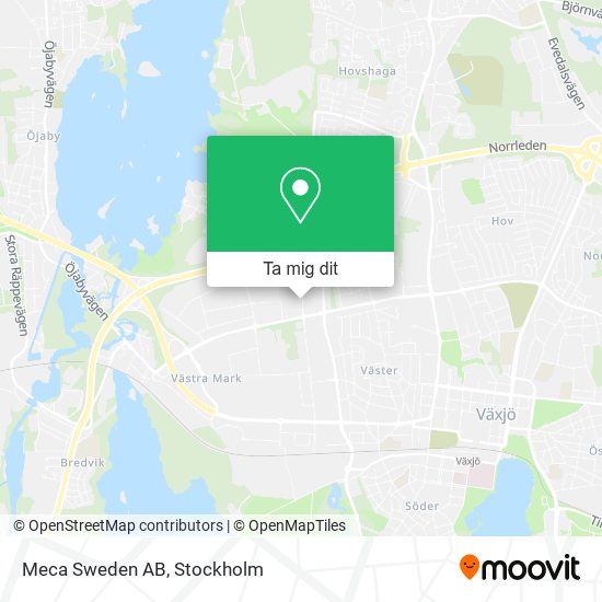 Meca Sweden AB karta