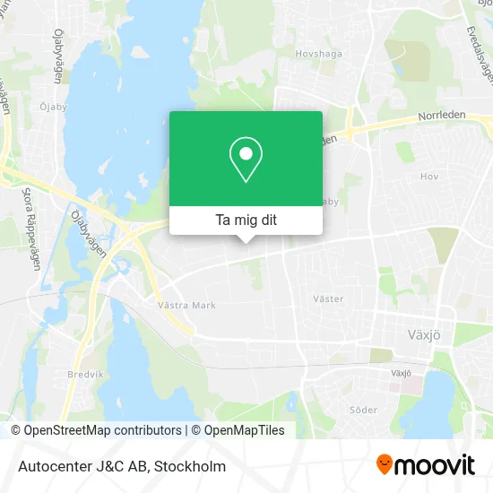 Autocenter J&C AB karta