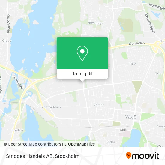 Striddes Handels AB karta