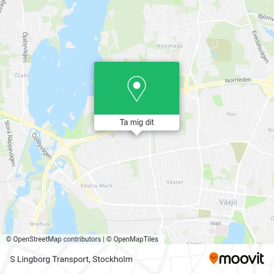 S Lingborg Transport karta