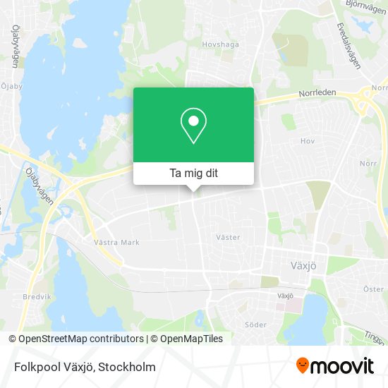 Folkpool Växjö karta