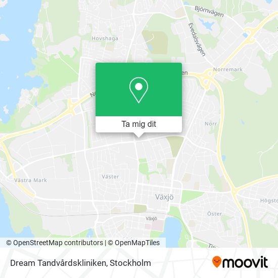 Dream Tandvårdskliniken karta