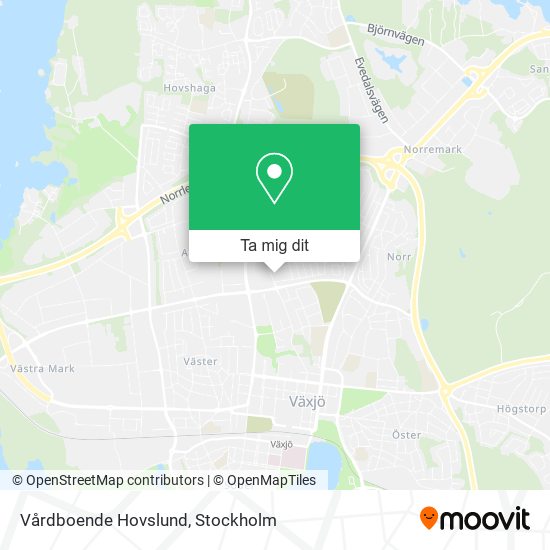 Vårdboende Hovslund karta